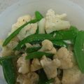 凪なぎ's cooksnap of when they made 舞茸と絹さやとカリフラワーの焼きサラダ.