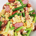 さいとんこれら's cooksnap of when they made 簡単なニンニクの芽とソーセージ卵炒め.