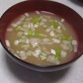 きらり流れ星's cooksnap of when they made インスタント味噌汁の素でヘルシー味噌汁.