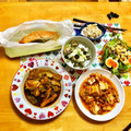komutatata's cooksnap of when they made キャベツと野菜揚げの甜面醤炒め.