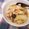 4児男子母さんの台所's cooksnap of when they made 手羽先と白菜の中華煮込み.