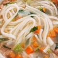 ミッフィー0325's cooksnap of when they made [幼児食]野菜たっぷり納豆卵うどん.