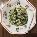 サウナで大汗's cooksnap of when they made 簡単！お袋の味♪大根の葉を使った焼き飯☆.