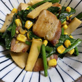 クック茶々茶's cooksnap of when they made ほうれん草とコーンのバター醤油炒め.
