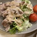よりさく♡'s cooksnap of when they made 裏ワザ！しっとりお肉の冷しゃぶサラダ.