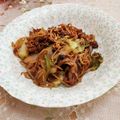 旦那は皿洗い's cooksnap of when they made 簡単❀カレー入りナポリタン風焼きそば❀.