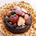 いちさちこ's cooksnap of when they made 新食感♡焼？レア？豆腐のガトーショコラ♡.