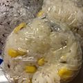 eriyu☆'s cooksnap of when they made 塩昆布×コーンチーズのおにぎり.