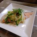 ねずみんパラダイス's cooksnap of when they made フライパン1つ★甘塩鮭の中華蒸し.