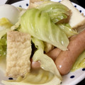 ＡＨＯ's cooksnap of when they made キャベツ、厚揚げ、ウインナーの洋風煮浸し.