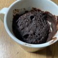 白虎野の娘's cooksnap of when they made レンジで♡ココアのマグケーキ.