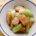 umi☆neco's cooksnap of when they made 残ったかまぼこで小松菜炒め.