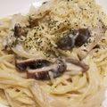 いよ9126's cooksnap of when they made 牛乳でも濃厚！きのこクリームパスタ.