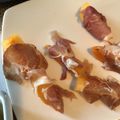 二ミたん's cooksnap of when they made 簡単おつまみ：生ハム柿.