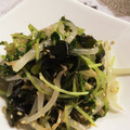ねってぃ＊'s cooksnap of when they made レンジで簡単♡豆苗ともやしのナムル♡.