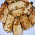 ちぇりりん's cooksnap of when they made 豆腐ステーキ　≪中華風ねぎソースがけ≫.