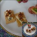 melmarilyn's cooksnap of when they made ワインのお供に♪ブルーチーズのカナッペ.