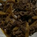 ヨシヨッシー's cooksnap of when they made 牛肉とごぼうの甘辛煮.