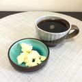 ☆こまっと☆'s cooksnap of when they made 珈琲とチーズ（類似：お茶と漬物）.
