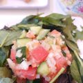 えびえり's cooksnap of when they made 簡単豪華！アボカドとサーモンのタルタル.