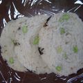つかけい's cooksnap of when they made レンジパンで「ゴマ枝豆パン」♪.