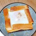 ＊なぁ＊'s cooksnap of when they made 箱入り目玉トースト.