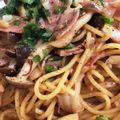 ぴんくぱんつ's cooksnap of when they made キノコたっぷり☆バター醤油パスタ.