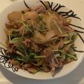 ☆ぽん助☆'s cooksnap of when they made 豚肉と水菜の甘辛炒め☆.