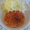 demy427's cooksnap of when they made ちょびっと豪華♪牛肉のペッパーコロッケ.