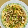 クックサムヒロ's cooksnap of when they made シーチキンと大葉の和風ははつゆパスタ.