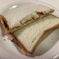 papikun's cooksnap of when they made ケチャマヨで★ねぎとハムのホットサンド★.