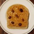 inLondon's cooksnap of when they made レーズン×ピーナツバター　トースト♪.