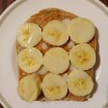 inLondon's cooksnap of when they made ピーナッツバター&バナナ&練乳のトースト.