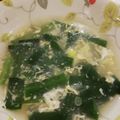 moco0814's cooksnap of when they made ふわふわニラ玉スープ.