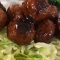ちるうり's cooksnap of when they made 黄金比万能タレ♡で照り焼きミートボール.
