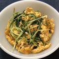 こざい's cooksnap of when they made 水菜と卵のバター醤油炒め.