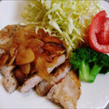 ねずみんパラダイス's cooksnap of when they made 和風トンテキ☆新玉たっぷりソース♪.