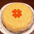 ☆コズエ☆'s cooksnap of when they made ちらし寿司ケーキ♡レンジそぼろごはん♡.