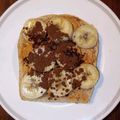inLondon's cooksnap of when they made ココア×ピーナツバターバナナトースト.