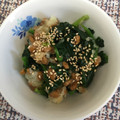 こうきとだいきママ's cooksnap of when they made 納豆とおろしほうれん草.