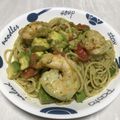 magmac's cooksnap of when they made エビとアボガドのジェノベーゼ.