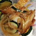ひろぅみん's cooksnap of when they made ズッキーニとさつま揚げの甘辛炒め.