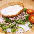 えり｡˚✩'s cooksnap of when they made 豚ひき肉＆ピーマンSimpleアジアン丼.