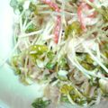 yuzukomachi's cooksnap of when they made 混ぜるだけ！貝割れツナマヨサラダ.
