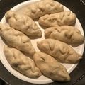 Yokchina's cooksnap of when they made ふかふか餃子ドッグ－TDS風？.