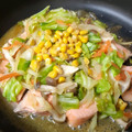ゆづキッチン's cooksnap of when they made 塩鮭で♡ちゃんちゃん焼き風.