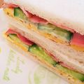 sweet_rose's cooksnap of when they made 朝食＊ベーコン・チーズ・胡瓜サンドイッチ.