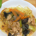 ta324's cooksnap of when they made 海鮮餡かけかた焼きそば.