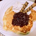 よしりか。's cooksnap of when they made 朝食おやつに^^抹茶香る和風パンケーキ☆.