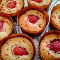 pearmoon's cooksnap of when they made フレッシュいちごのマフィン.